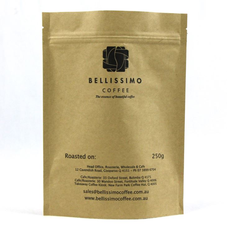 250g Stand Up kava vrečke z zadrgo