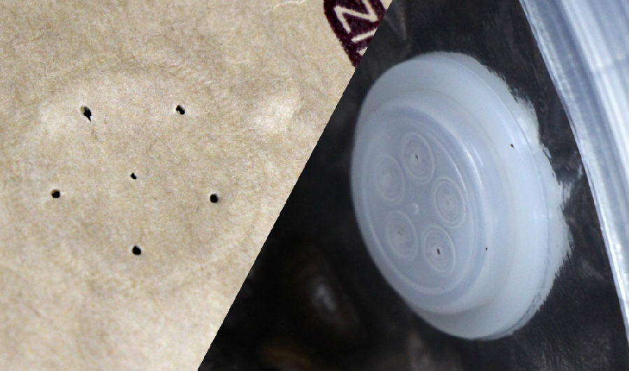 Flat Bottom Kraft Paper vrečka z vale