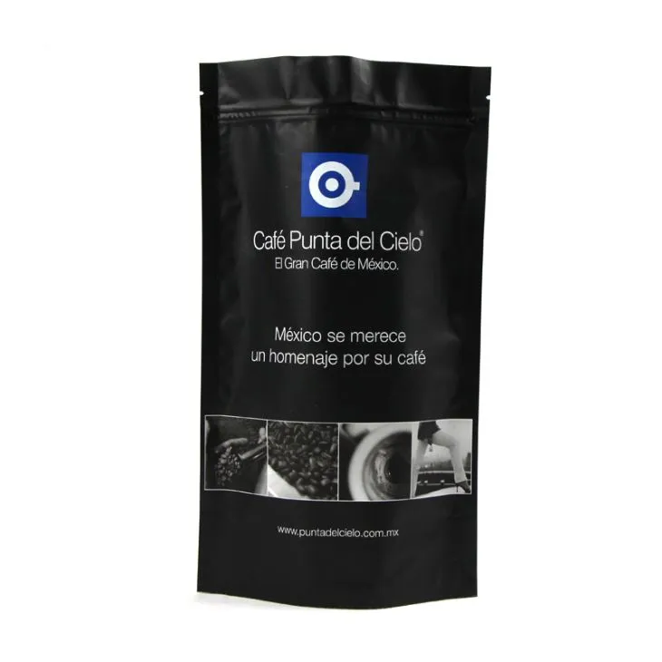 Aluminijasta folija Stand Up Coffee Zadrva torbica