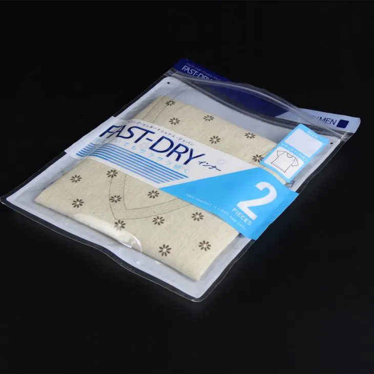 Plastična embalaža za vrečke z zadrgo Top Clear Window Custom Printing