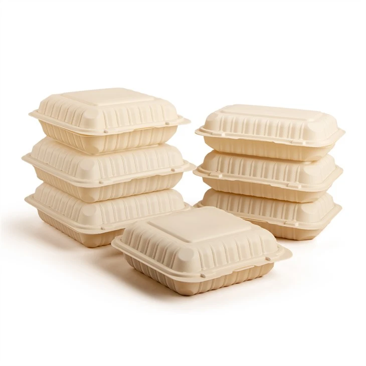 9x6inch Pp enkratno plastično posodo Mikrovalovna zamrzovalnik Kosilo Škatla za shranjevanje živil z zaklepnim pokrovom