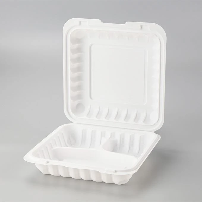 Plastična škatla Bento za enkratno uporabo s 5 predelki, varna za zamrzovanje...