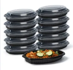 Trajna neprepustna ovalna posoda za hrano za s seboj