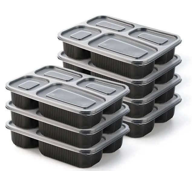 Neprepustna posoda za hrano s 4 predelki